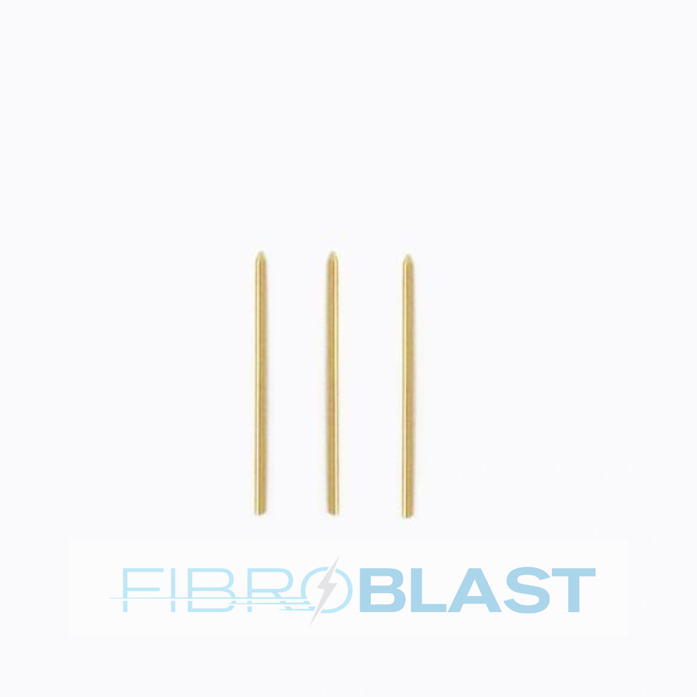 Puntas rectas de cobre, paquete de 3